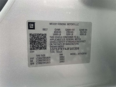 2018 GMC Sierra 2500HD SLT