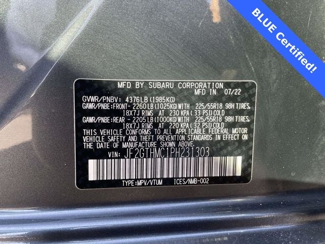 2023 Subaru Crosstrek Limited