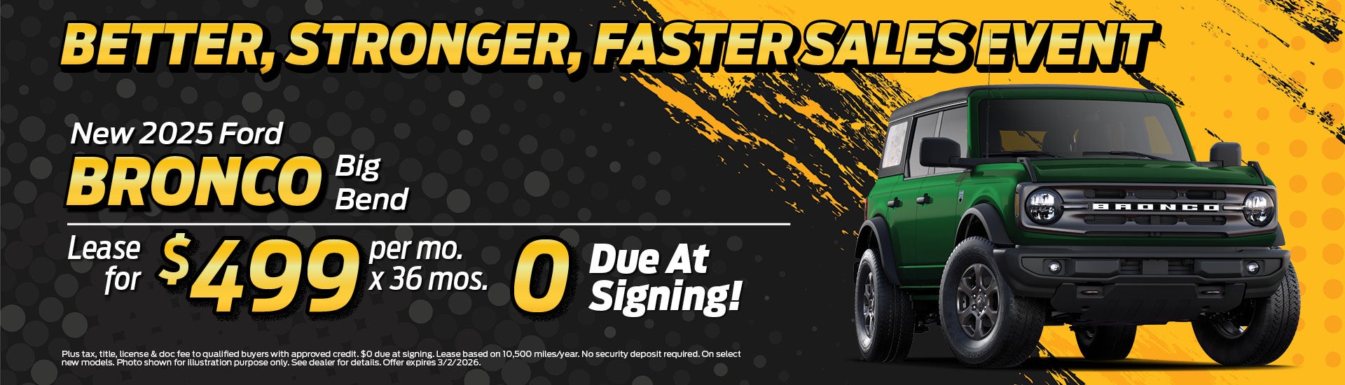 2025 Ford Bronco Offer | Asheville Ford