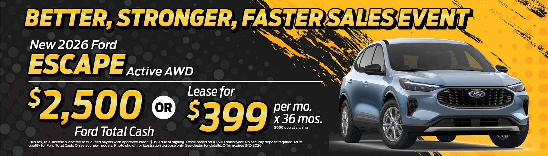 2026 Ford Escape Offer | Asheville Ford
