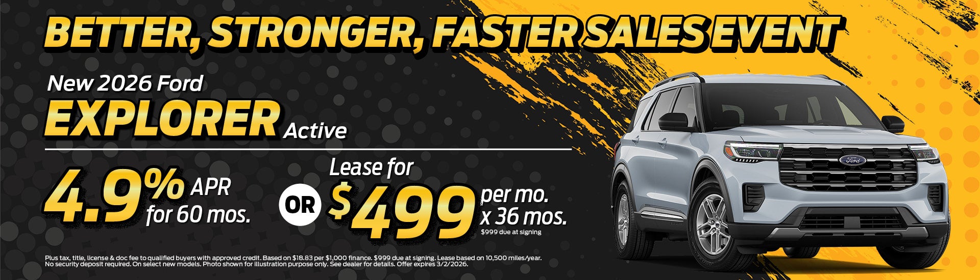 2026 Ford Explorer Offer | Asheville Ford