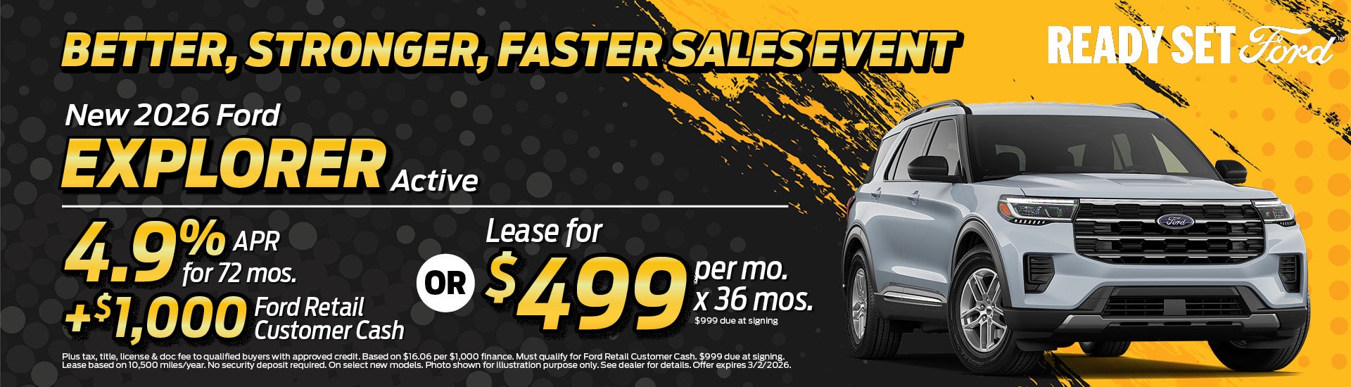 2026 Ford Explorer Offer | Asheville Ford