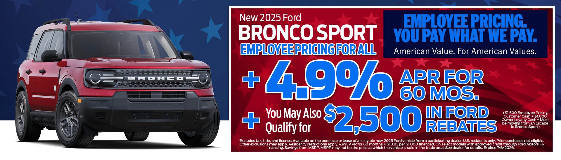 2025 Ford Bronco Sport Offer | Asheville Ford
