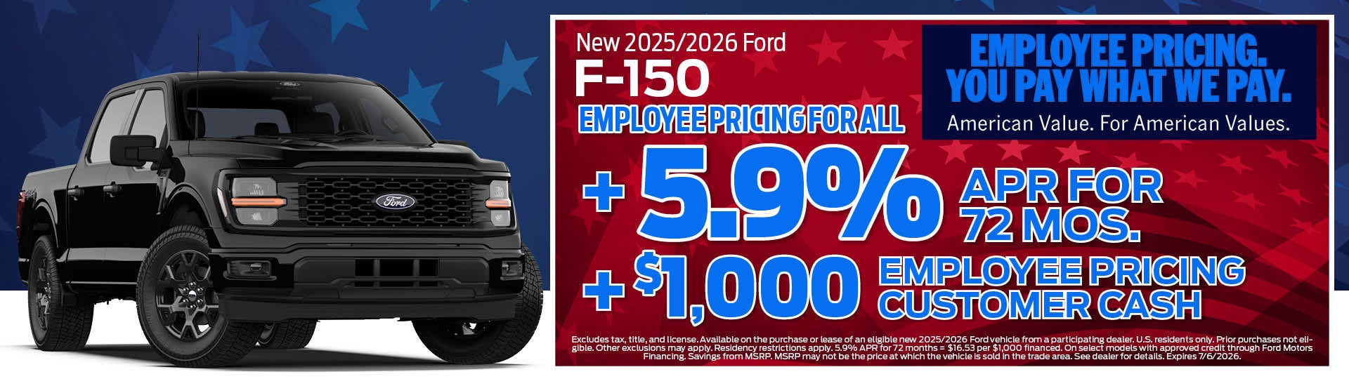 2025/2026 Ford F-150 Offer | Asheville Ford