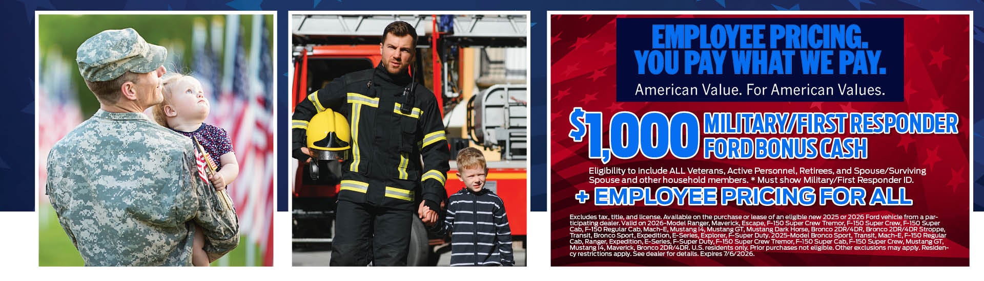 Military/First Responder Offer | Asheville Ford
