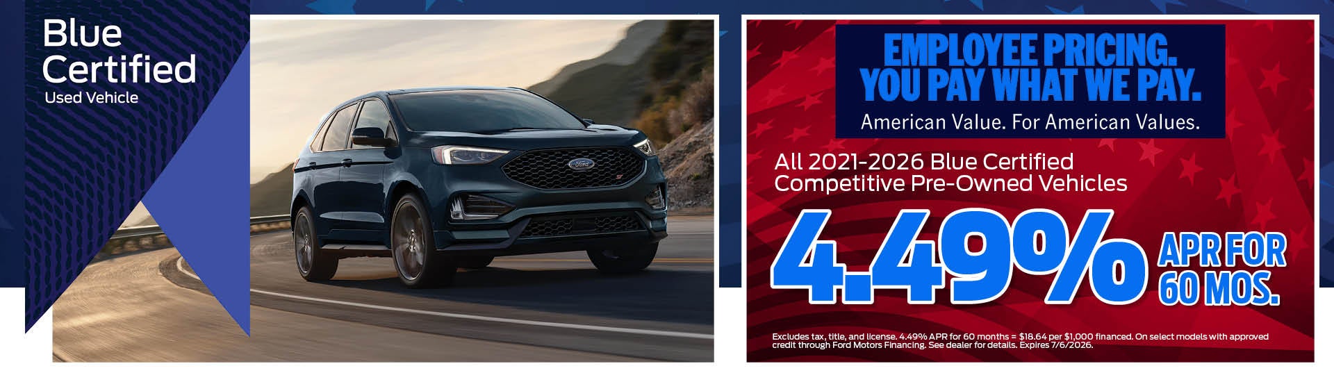 Blue Certified Offer | Asheville Ford