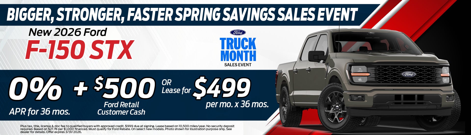 2026 Ford F-150 Offer | Asheville Ford