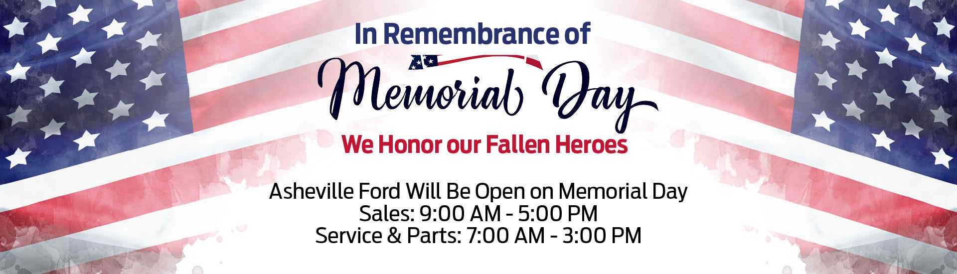 Holiday Hours | Asheville Ford