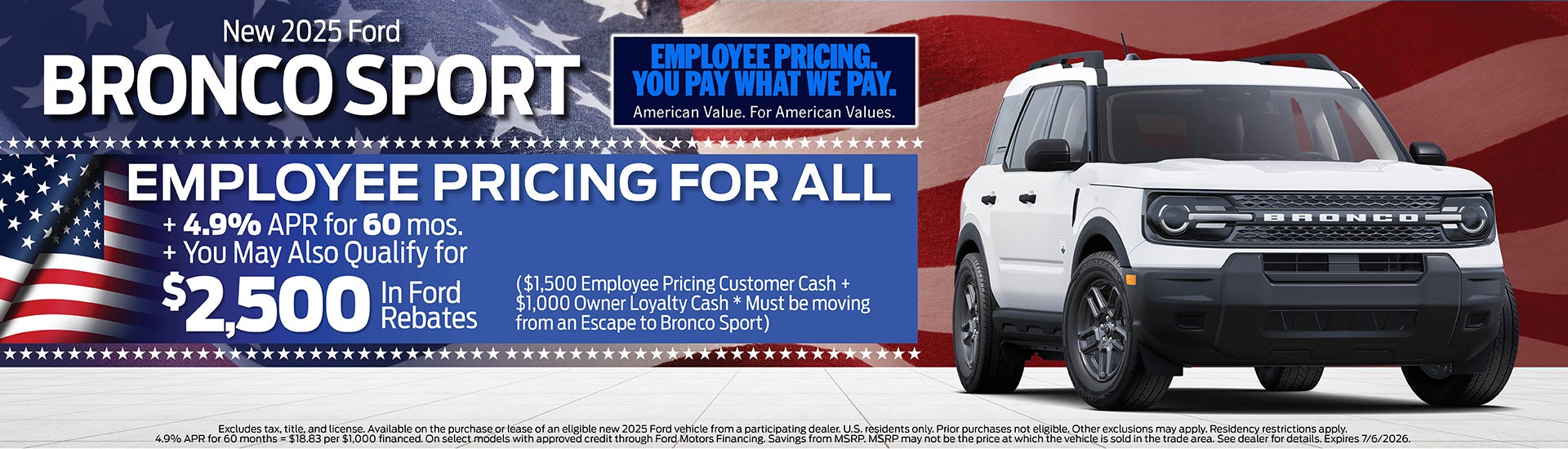 2025 Ford Bronco Sport Offer | Asheville Ford