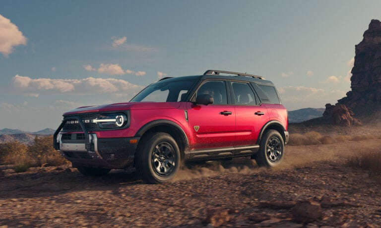 2026 Ford Bronco Sport driving in desert